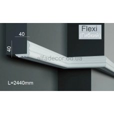 Карниз(молдинг) угловой гибкий Gaudi Decor P 2003 Flexi (2.44м)