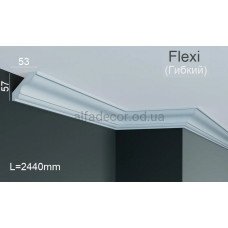 Карниз поліуретановий гнучкий Gaudi Decor P 205 Flexi (2.44м)