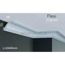 Карниз поліуретановий гнучкий Gaudi Decor P 207 Flexi (2.44м)