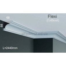 Карниз поліуретановий гнучкий Gaudi Decor P 208 Flexi (2.44м)