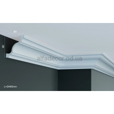 Карниз поліуретановий стельовий Gaudi Decor P 2001 (2.44м) Карниз поліуретановий стельовий Gaudi Decor P 2001 (2.44м)