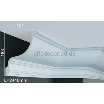 Карниз для подсветки полиуретановый Gaudi Decor P 2024 (2.44м) купить в Одессе