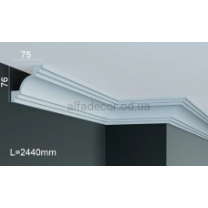 Карниз поліуретановий стельовий Gaudi Decor P 203 (2.44м) Карниз поліуретановий стельовий Gaudi Decor P 203 (2.44м)
