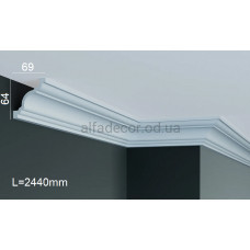 Карниз полиуретановый потолочный Gaudi Decor P 219 (2.44м)