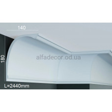 Карниз полиуретановый потолочный Gaudi Decor P 888 (2.44м)