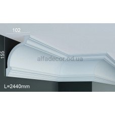 Карниз полиуретановый потолочный Gaudi Decor P 133 (2.44м)