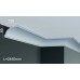 Карниз поліуретановий стельовий Gaudi Decor P 136 (2.44м) купити в Одесі