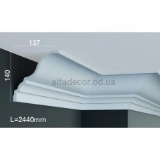 Карниз поліуретановий стельовий Gaudi Decor P 2011 (2.44м) Карниз поліуретановий стельовий Gaudi Decor P 2011 (2.44м)