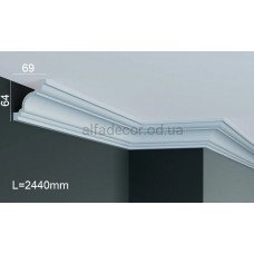 Карниз полиуретановый потолочный Gaudi Decor P 219 (2.44м)