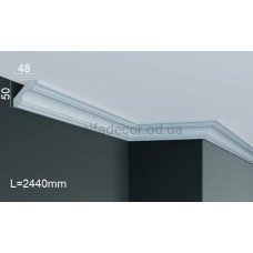 Карниз полиуретановый потолочный Gaudi Decor P 222 (2.44м)