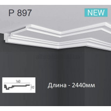Карниз(молдинг) полиуретановый Gaudi Decor P 897 (2.44м)