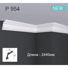 Карниз(плінтус) поліуретановий стельовий Gaudi Decor P 954 (2.44м) Карниз(плінтус) поліуретановий стельовий Gaudi Decor P 954 (2.44м)