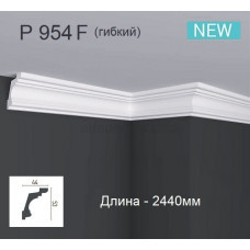 Карниз поліуретановий гнучкий Gaudi Decor P 954 Flexi (2.44м)