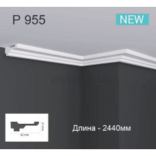 Карниз(молдинг) поліуретановий Gaudi Decor P 955 (2.44м)