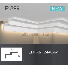 Карниз(плінтус) для підсвічування поліуретановий P 899 Gaudi Decor (2.44м)