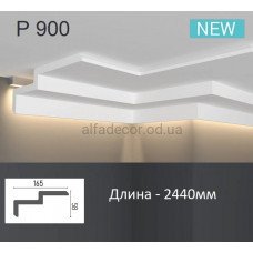 Карниз(плинтус) для подсветки полиуретановый P 900 Gaudi Decor (2.44м)