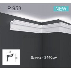 Карниз для подсветки полиуретановый Gaudi Decor P 953 (2.44м) Карниз для подсветки полиуретановый Gaudi Decor P 953 (2.44м)