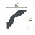 Карниз полиуретановый потолочный Gaudi Decor P 220 (2.44м) купить в Одессе