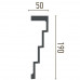 Карниз(молдинг) гнучкий Caudi Decor P 886 Flexi (2.44м) купити в Одесі