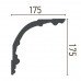 Карниз полиуретановый потолочный Gaudi Decor P 149 (2.44м) купить в Одессе