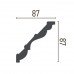 Карниз поліуретановий гнучкий Gaudi Decor P 2008 Flexi (2.44м) купити в Одесі