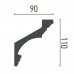 Карниз поліуретановий стельовий Gaudi Decor P 2032 (2.44м) купити в Одесі
