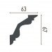 Карниз поліуретановий стельовий Gaudi Decor P 214 (2.44м) купити в Одесі