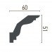 Карниз поліуретановий гнучкий Gaudi Decor P 220 Flexi (2.44м) купити в Одесі
