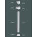 Капитель полуколонны Gaudi Decor L 9321 купить в Одессе