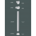 Напівколонна(ствол) Gaudi Decor L 9304 Half купити в Одесі