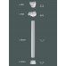 Капитель полуколонны Gaudi Decor L 9321 купить в Одессе
