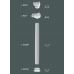 База напівколони Gaudi Decor L 9320 Half купити в Одесі