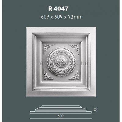 Потолочная плитка(кессон) Gaudi Decor R 4047 купить в Одессе
