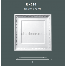 Потолочная плитка(кессон) Gaudi Decor R 4014