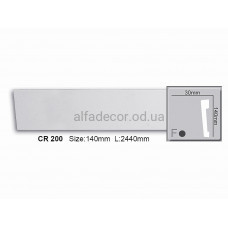 Молдинг полиуретановый гладкий Gaudi Decor CR 200 (2.44м)