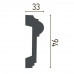 Молдинг полиуретановый гладкий Gaudi Decor CR 3044 (2.44м) купить в Одессе