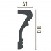 Молдинг полиуретановый гладкий Gaudi Decor CR 512 (2.44м) купить в Одессе