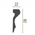 Молдинг поліуретановий гнучкий Gaudi Decor CR 516 Flexi (2.44м) купити в Одесі