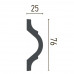 Молдинг полиуретановый гладкий Gaudi Decor CR 691 (2.44м) купить в Одессе