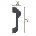 Молдинг полиуретановый гибкий Gaudi Decor CR 3044 Flexi (2.44м) купить в Одессе