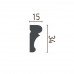 Молдинг поліуретановий гнучкий Gaudi Decor CR 3063 Flexi (2.44м) купити в Одесі