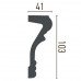 Молдинг поліуретановий гнучкий Gaudi Decor CR 512 Flexi (2.44м) купити в Одесі