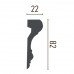 Молдинг полиуретановый гибкий Gaudi Decor CR 516 Flexi (2.44м) купить в Одессе