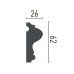 Молдинг гнучкий поліуретановий Gaudi Decor CR 689 Flexi (2.44м) купити в Одесі