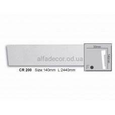 Молдинг поліуретановий гладкий Gaudi Decor CR 200 (2.44м)