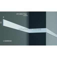 Молдинг поліуретановий гнучкий Gaudi Decor CR 3002 Flexi (2.44м) Молдинг поліуретановий гнучкий Gaudi Decor CR 3002 Flexi (2.44м)