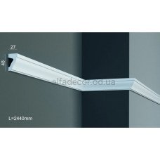 Молдинг поліуретановий гладкий Gaudi Decor CR 3025 (2.44м)