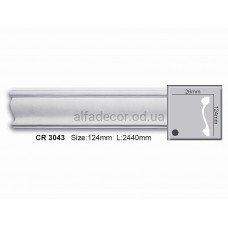 Молдинг полиуретановый гладкий Gaudi Decor CR 3043 (2.44м)