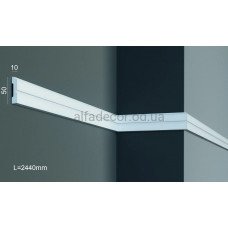 Молдинг полиуретановый гладкий Gaudi Decor CR 3072 (2.44м)