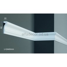 Молдинг поліуретановий гладкий Gaudi Decor CR 516 (2.44м)